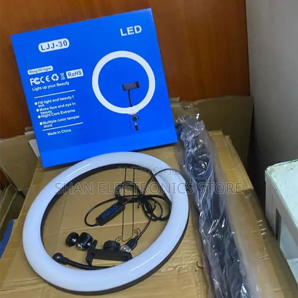 Complete Kit With Stand 12 Inch Led Ring Light