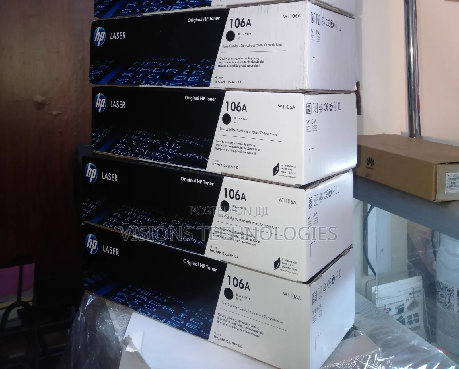 Hp 106a Toner Cartridge for Hp Laser MFP 137fnw Ptinter