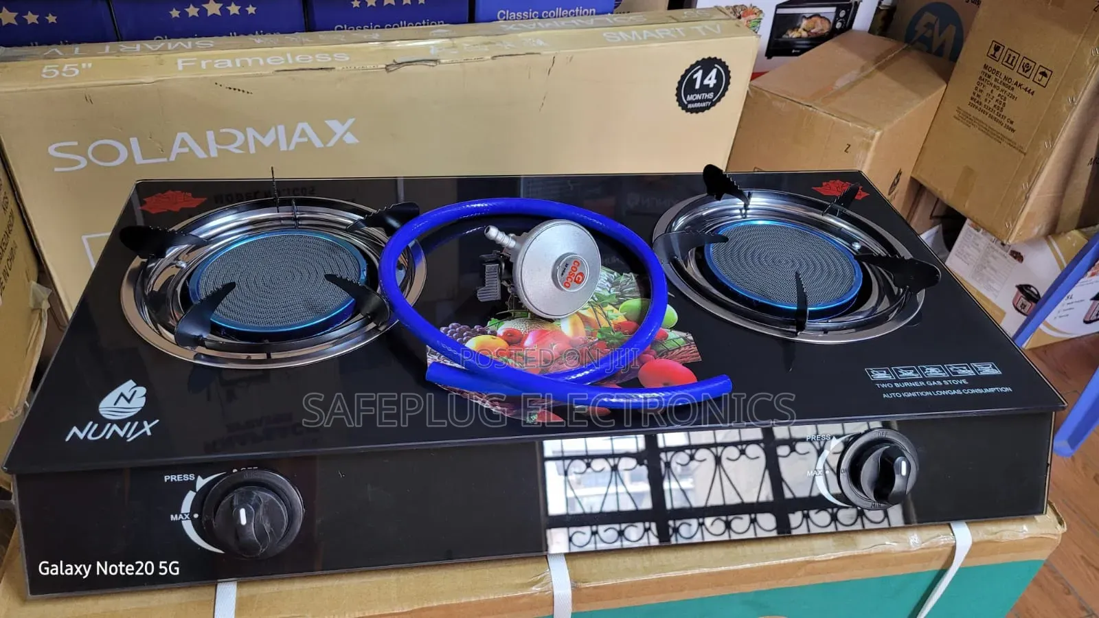 Nunix 2 Burner Infrared Gas Stove – Stylish Durable