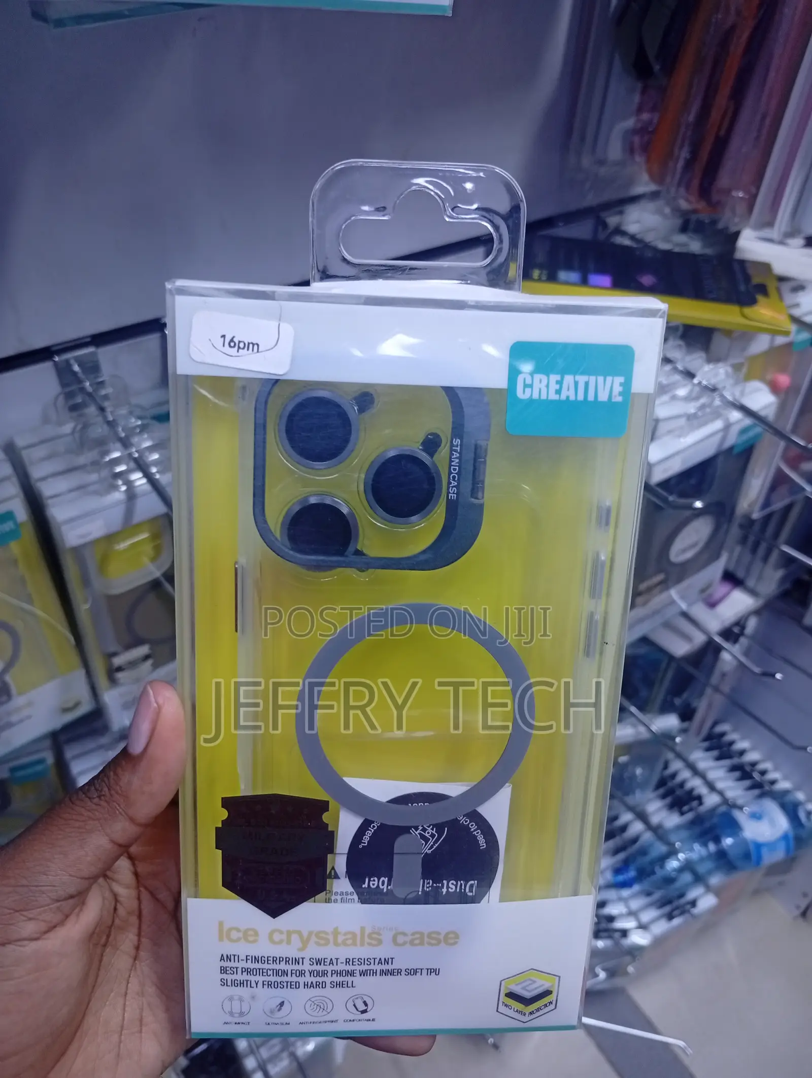 iPhone 16pro Max With a 360° Rotatable Magnetic Ring
