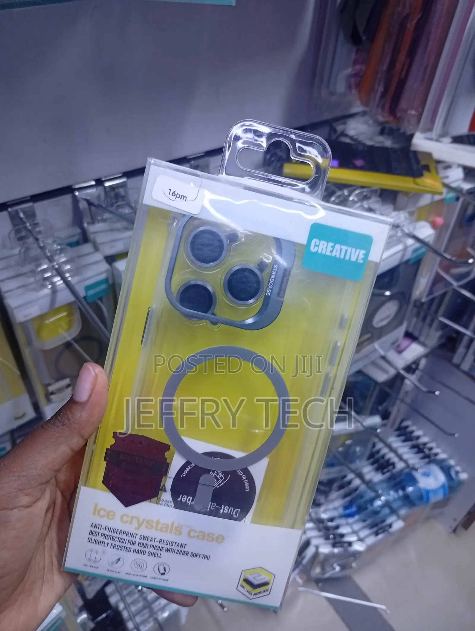 iPhone 16pro Max With a 360° Rotatable Magnetic Ring