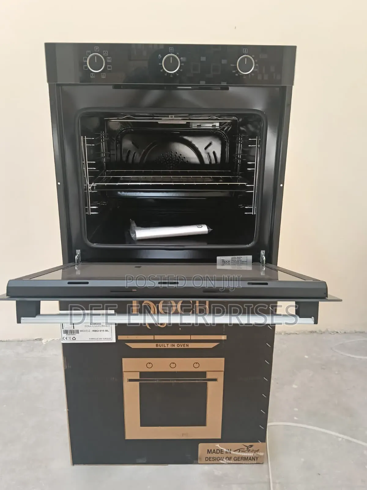 Black Roch Roch 78l Built-in Oven - 7 Cooking Functions, Turbo Fan