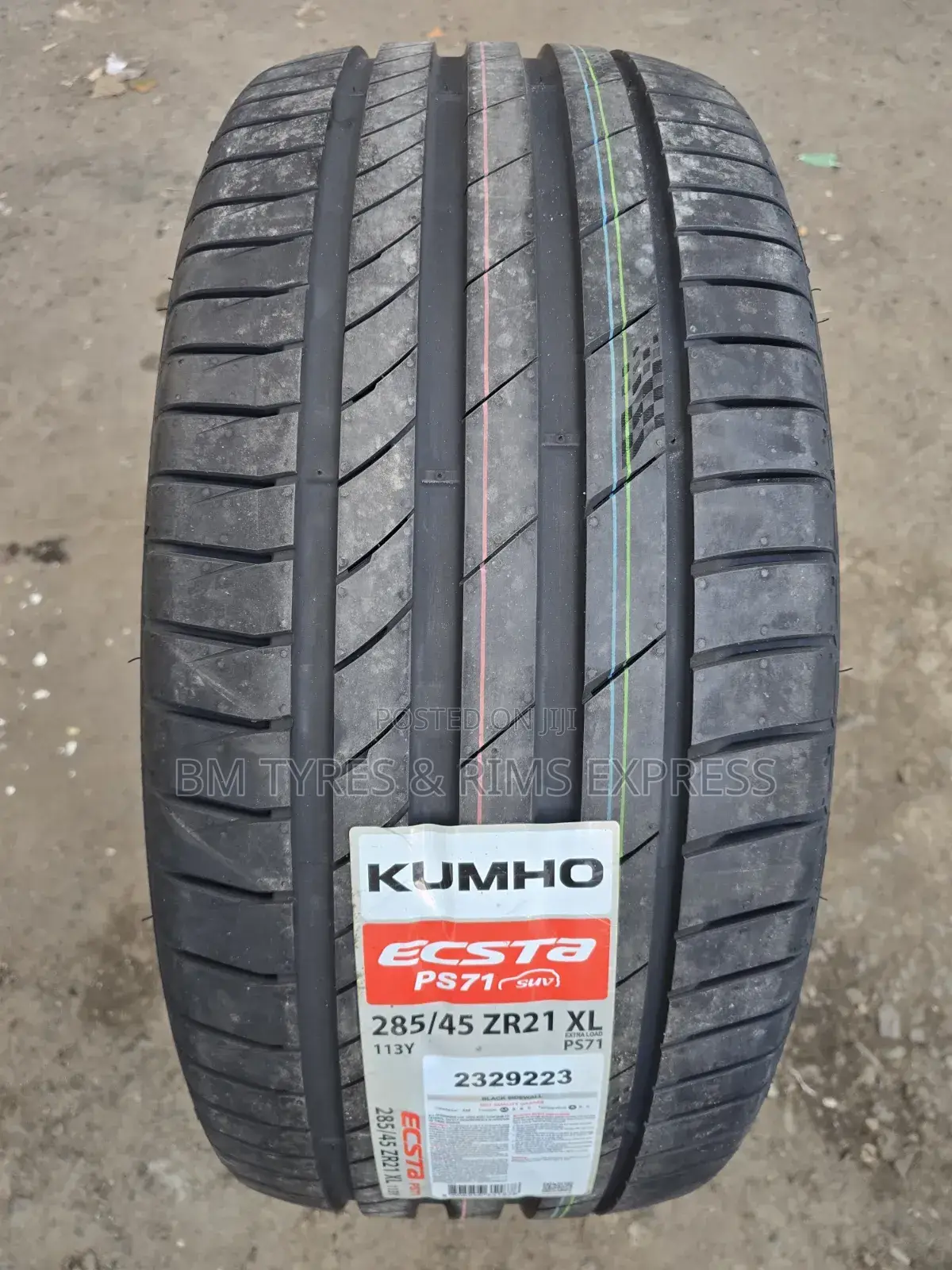 285 /45 R21 Khumo Tires (Ecsta) Korea