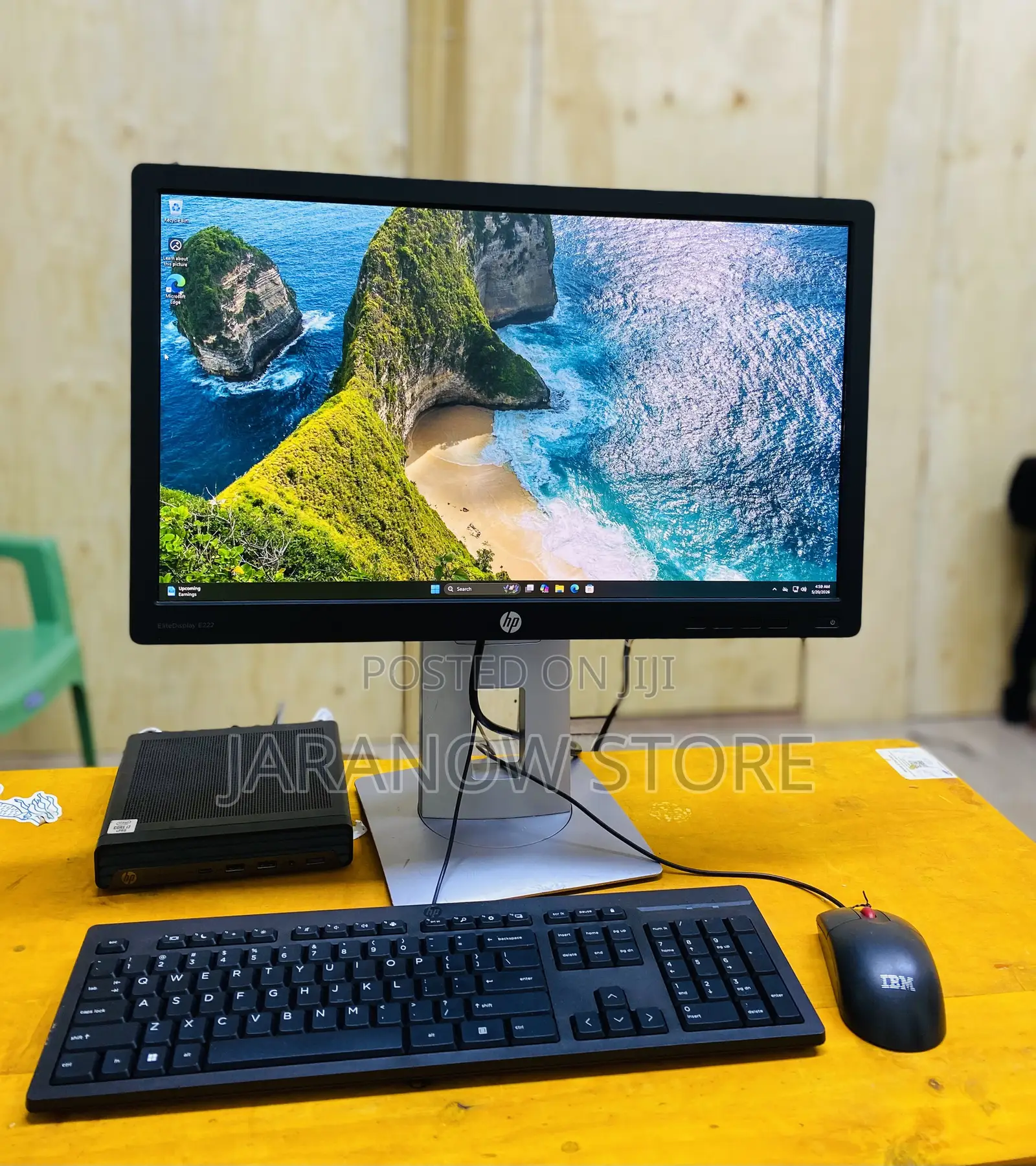 Desktop Computer HP EliteDesk 800 G4 16GB Intel Core i7 SSD 256GB