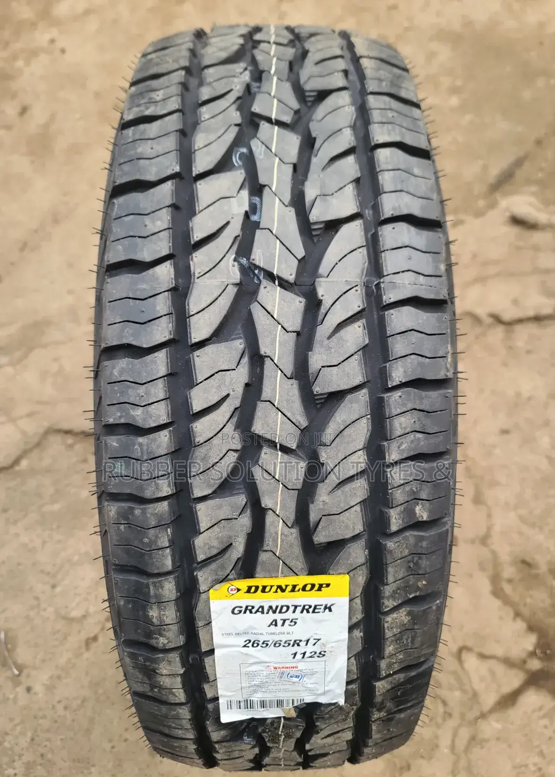 265/65 R17 Dunlop Tyres Grandtrek 112 S a/T5 All-Terrain