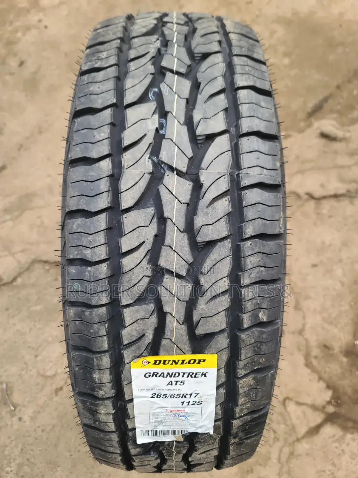 265/65 R17 Dunlop Tyres Grandtrek 112 S a/T5 All-Terrain