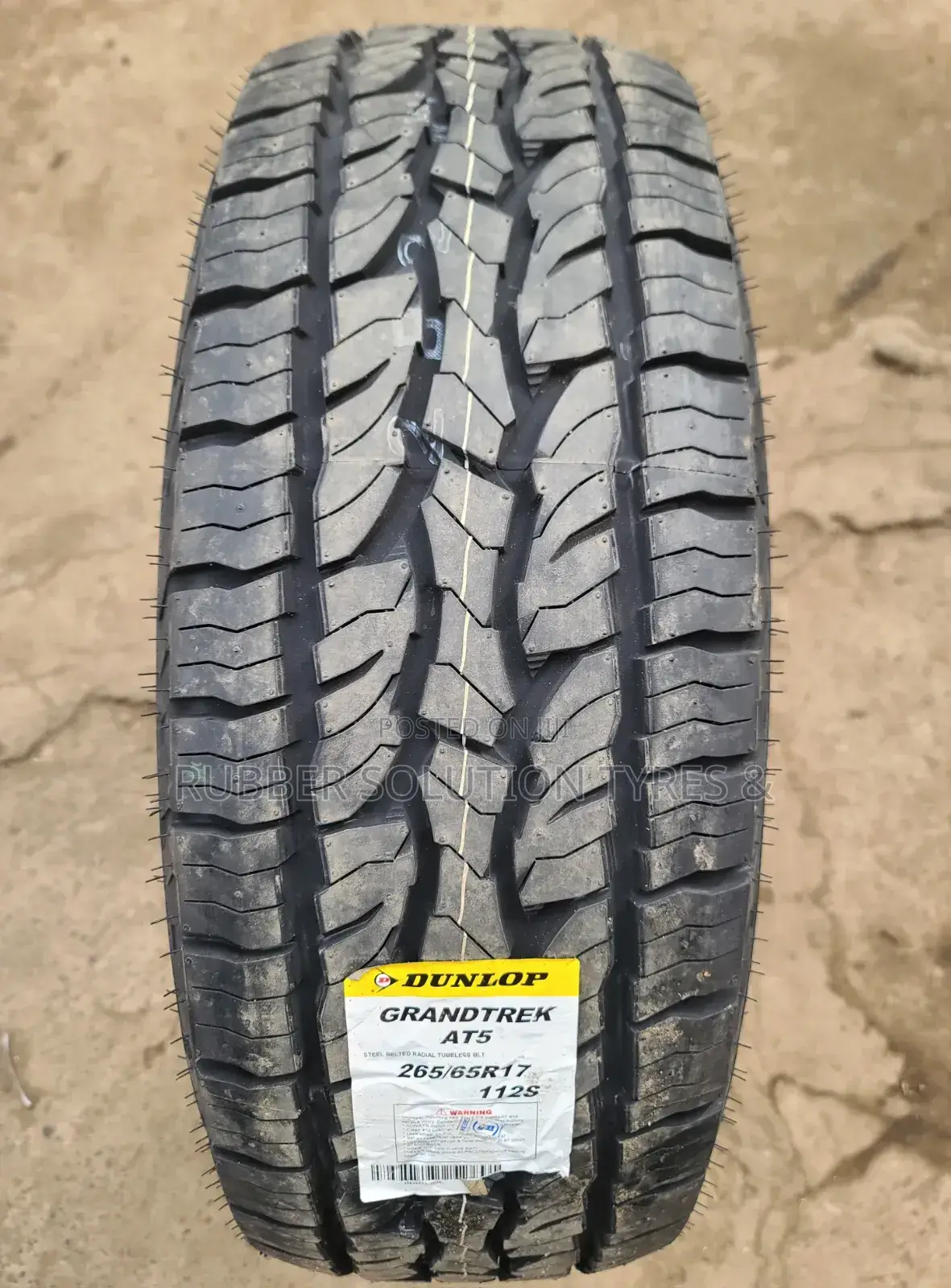 265/65 R17 Dunlop Tyres Grandtrek 112 S a/T5 All-Terrain
