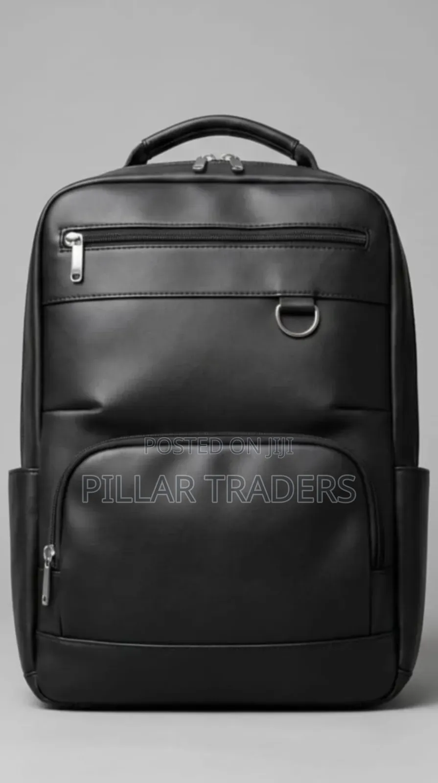 Luxury Leather Laptop Backpack – Waterproof Business Bag