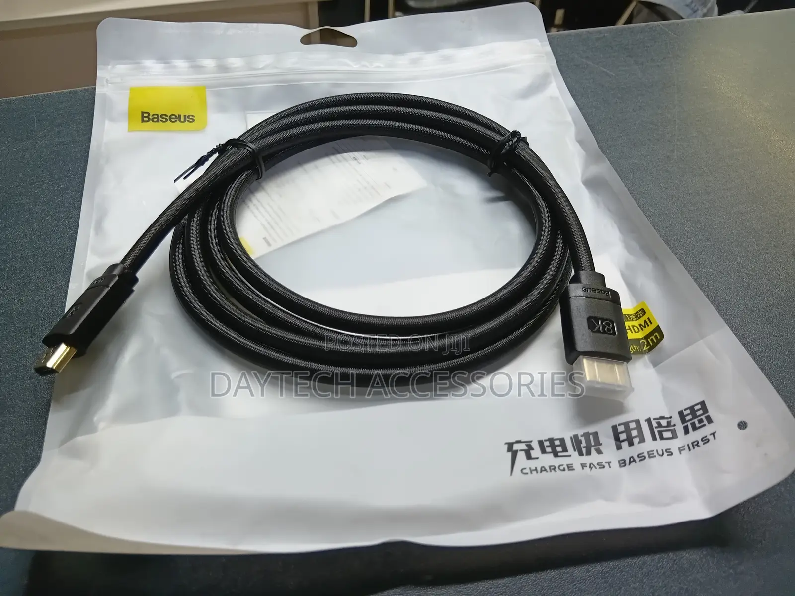 This Is a Baseus Braided Hdmi Cable 2m