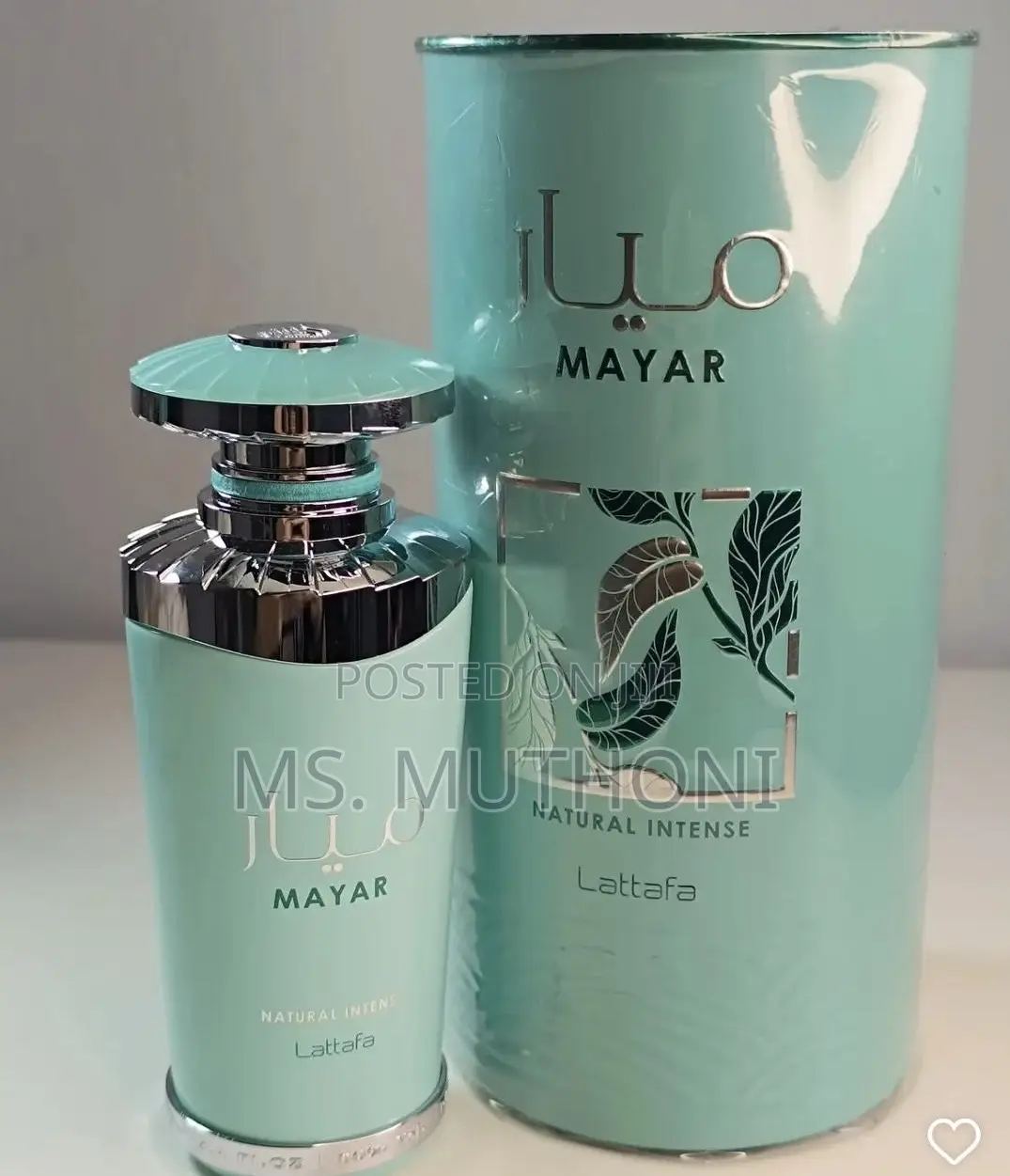 100ml Bottle of Lattafa Mayar Natural Intense Eau De Parfum for Women.