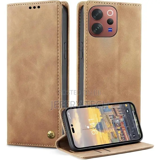 Compativivo V70 5g Flip Cover Leather Wallet Stand Complete Protection