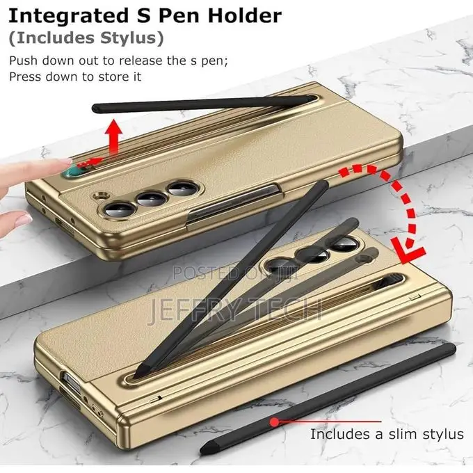 Samsung Galaxy Z Fold 6 Back Cover With S Pen Holder Slim Stylus, Pr
