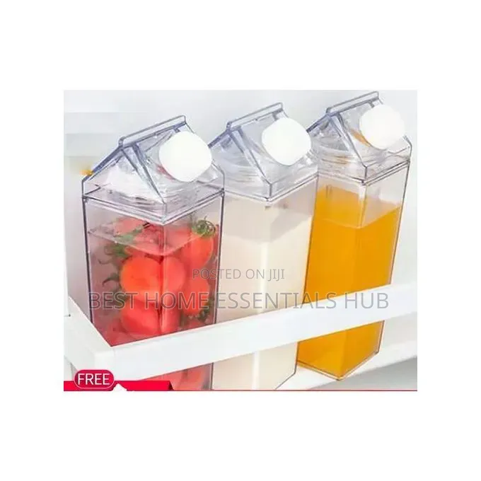 1l Acrylic Fridge Bottle With Tight Duo Lid