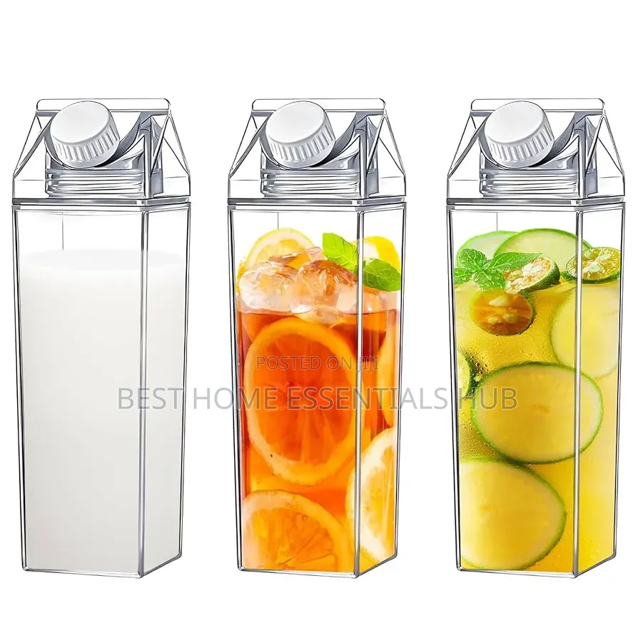 1l Acrylic Fridge Bottle With Tight Duo Lid