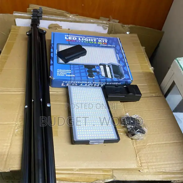 416 Led Soft Fill Lighting Kit With Adjustable Studio Stand