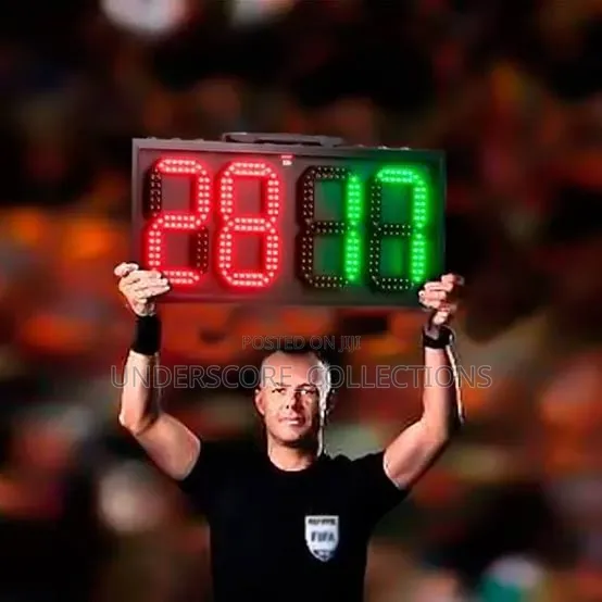 Generic Manual Football Substitution Board With a Double-Sided Frame