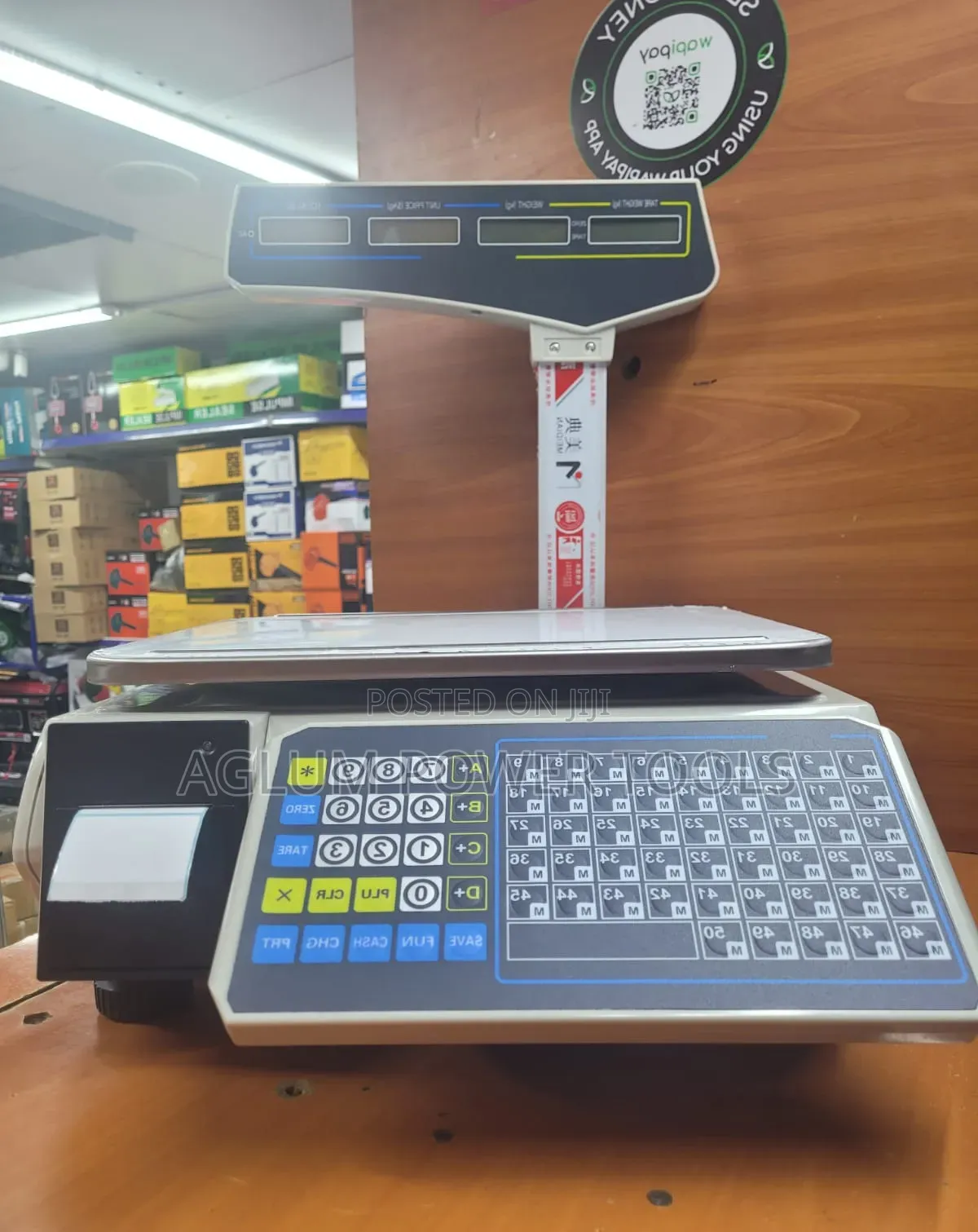 Bar Code Scale 50kgs With Receipt