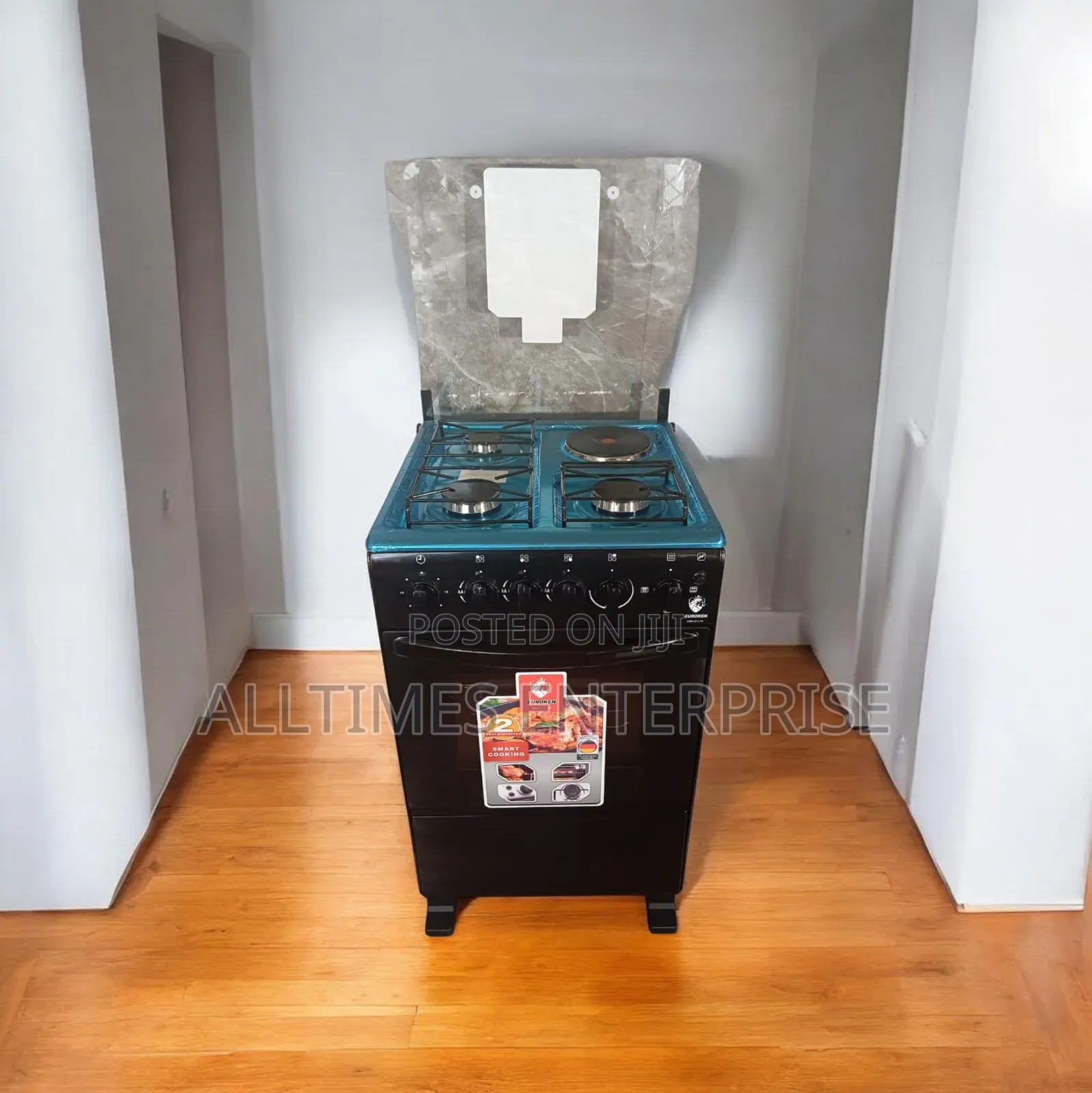 Euroken 3+1 Standing Cooker With Electric Oven Cooker