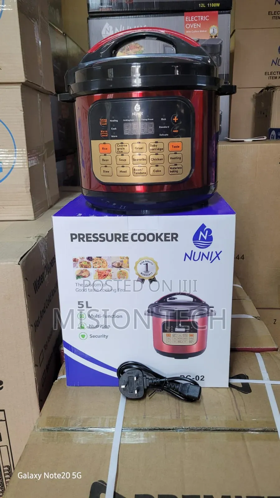 Nunix Pc-02 5l Electric Pressure Cooker