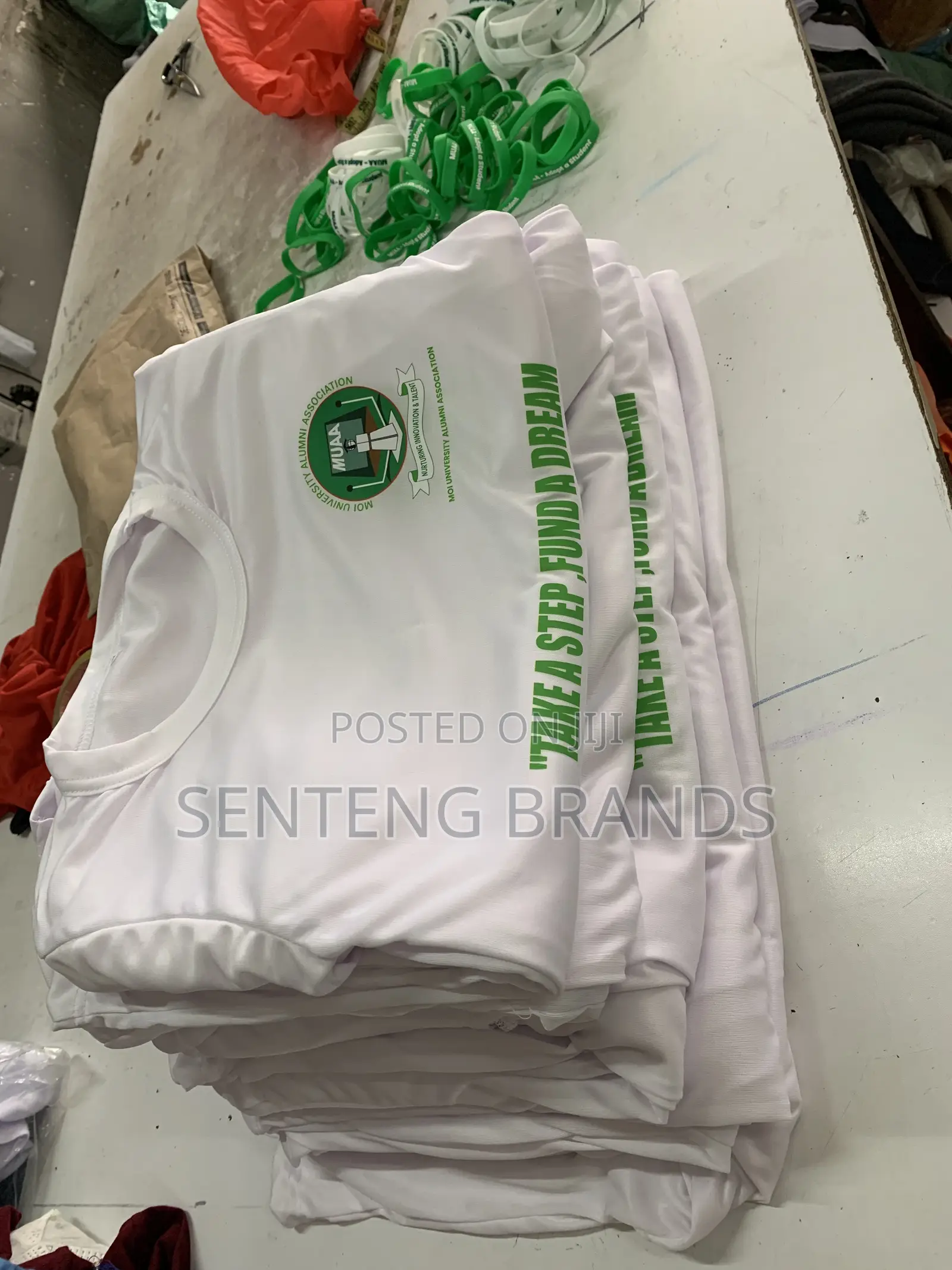 Polyester Round Neck T-Shirts