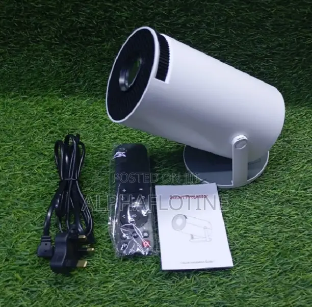 White Colour Hy300 LCD Projector -2gb Ram and 16gb Storage