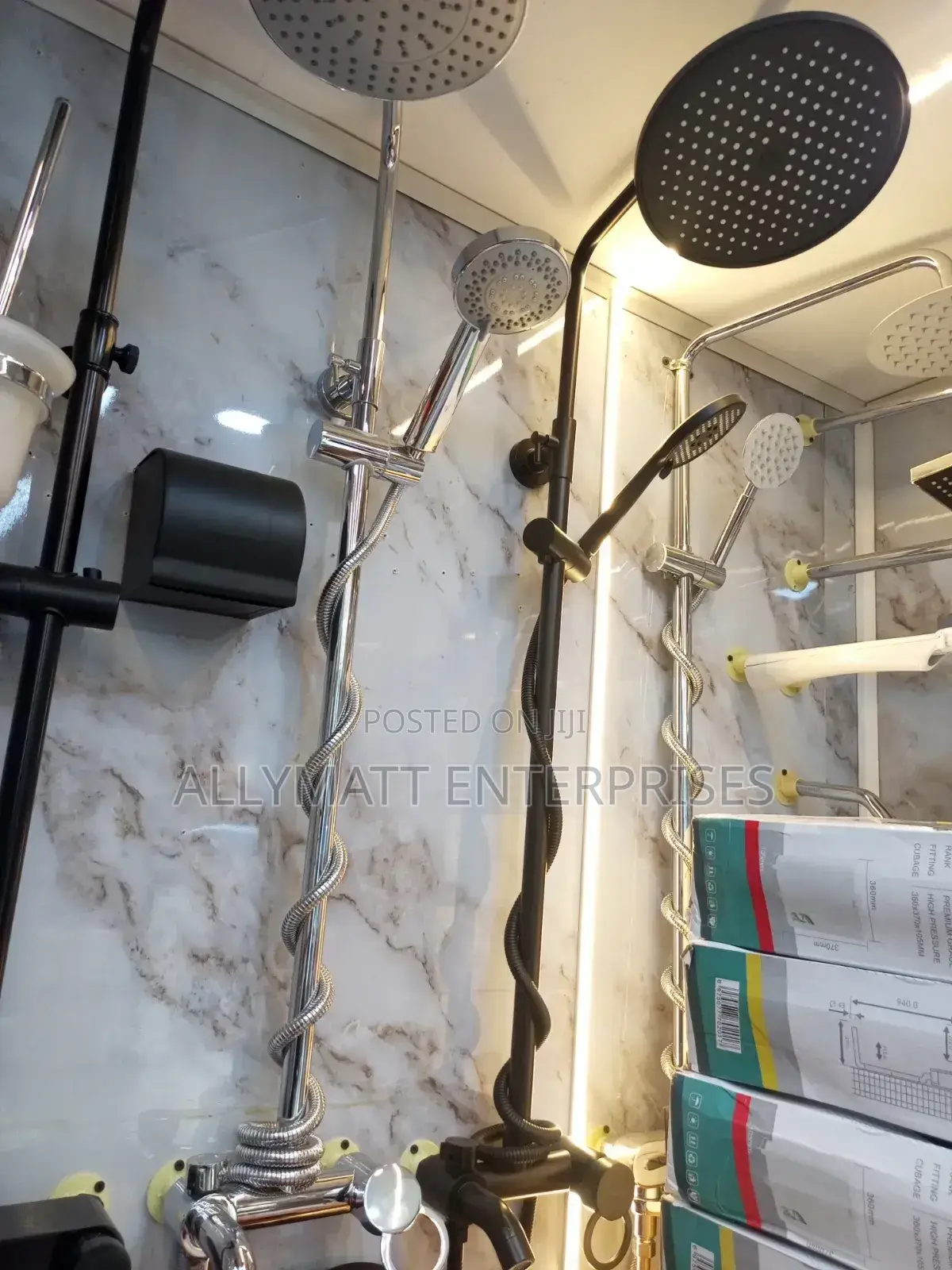 Shower Raiser Silver