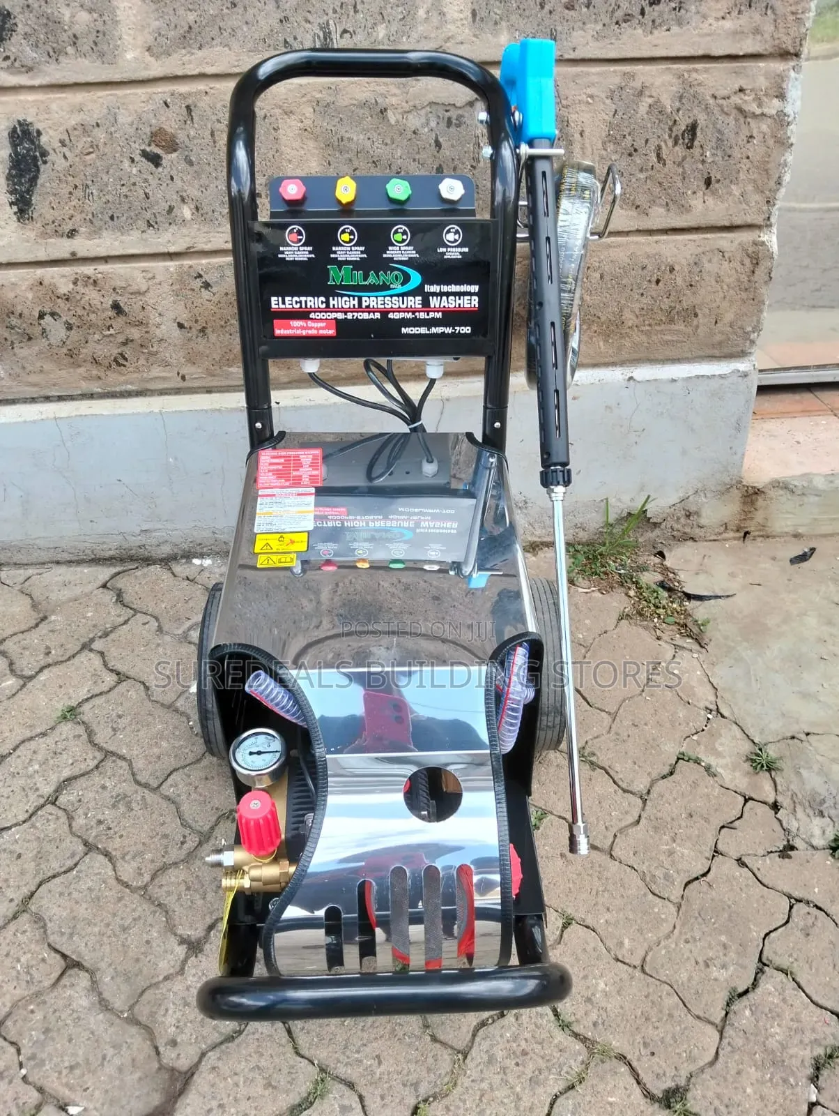 Electric High-Pressure Washer With a 4000 Psi