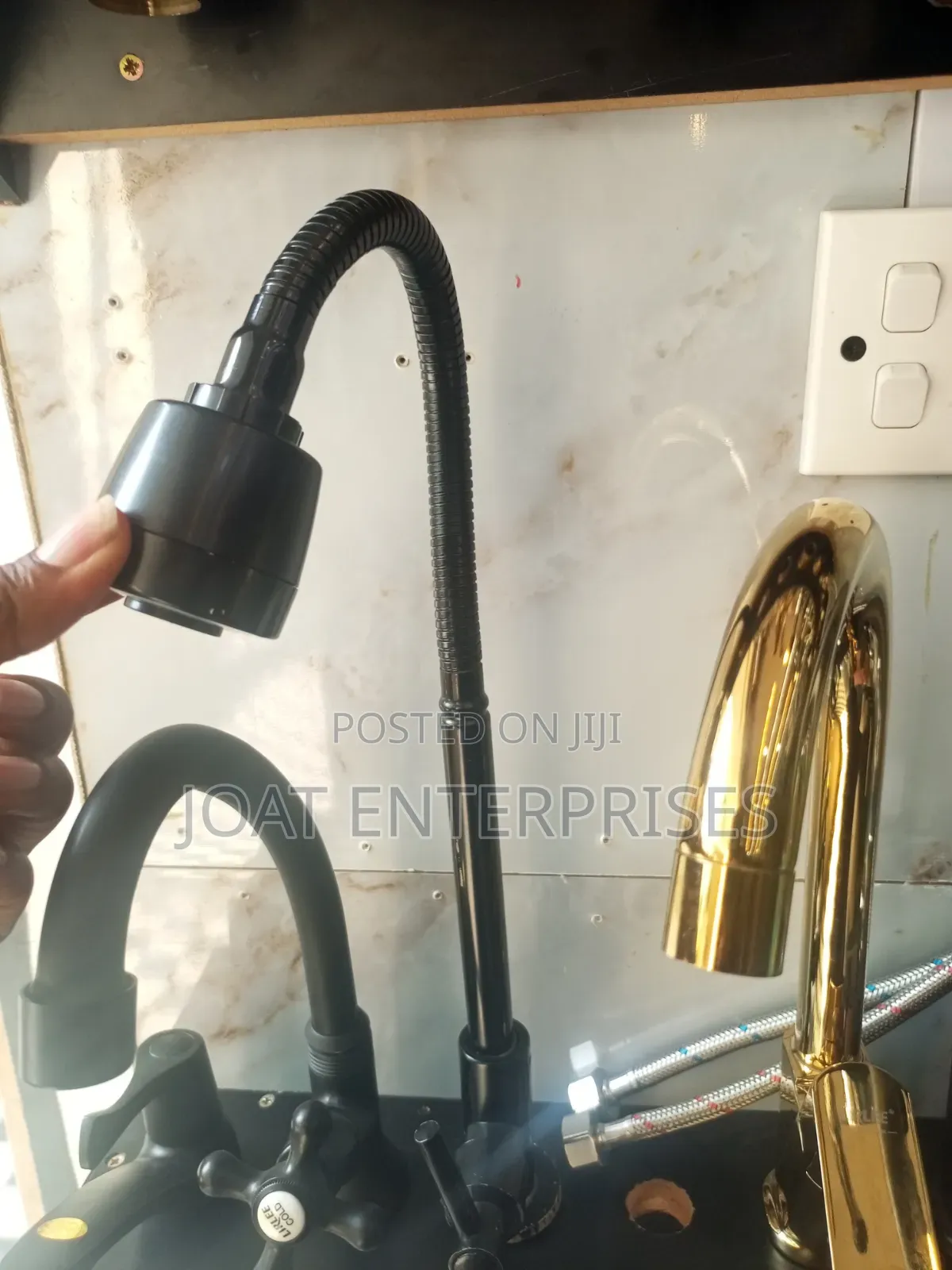 Black Flexible Tap