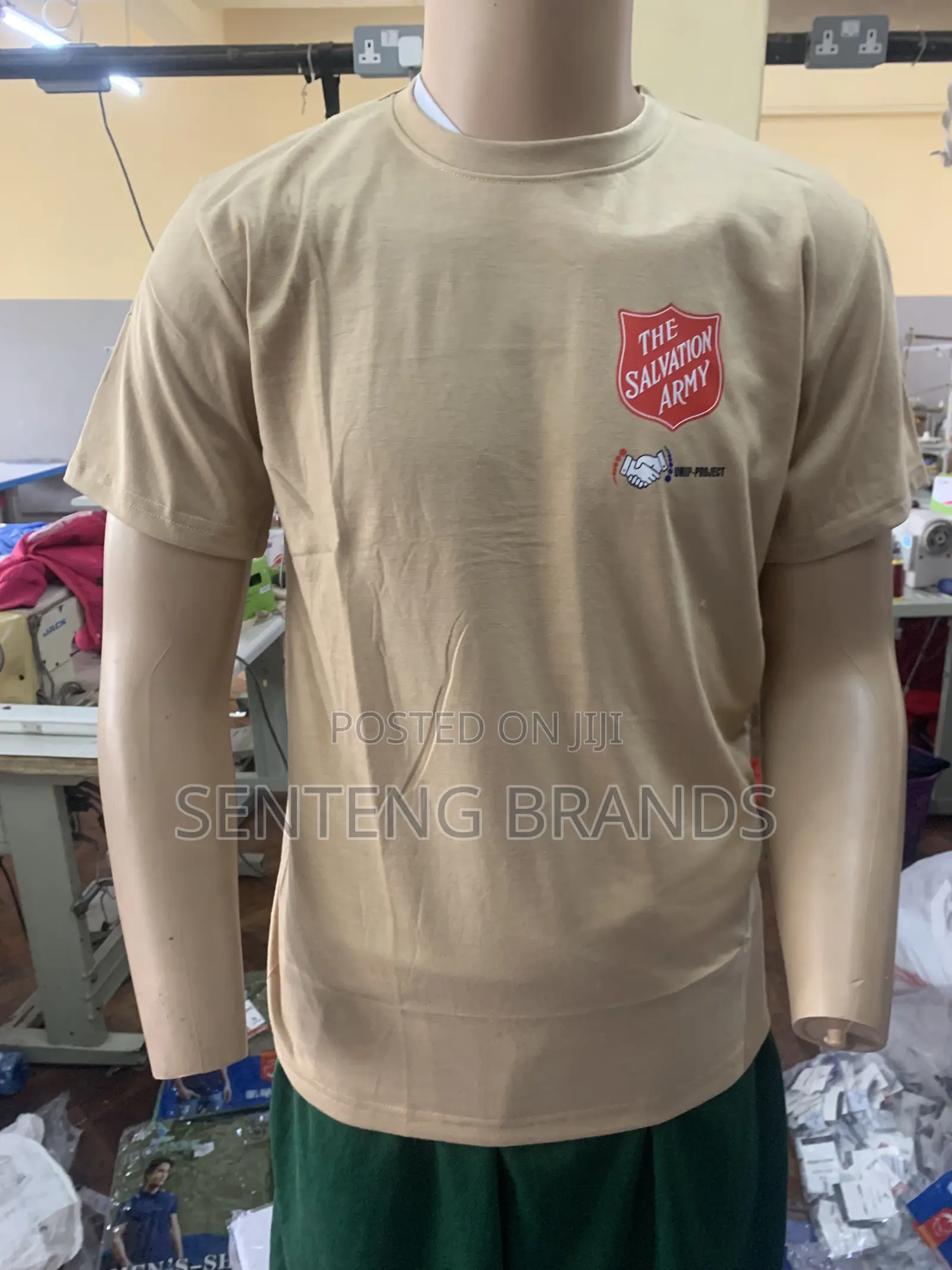 Branded Round Neck Cotton Tshirt