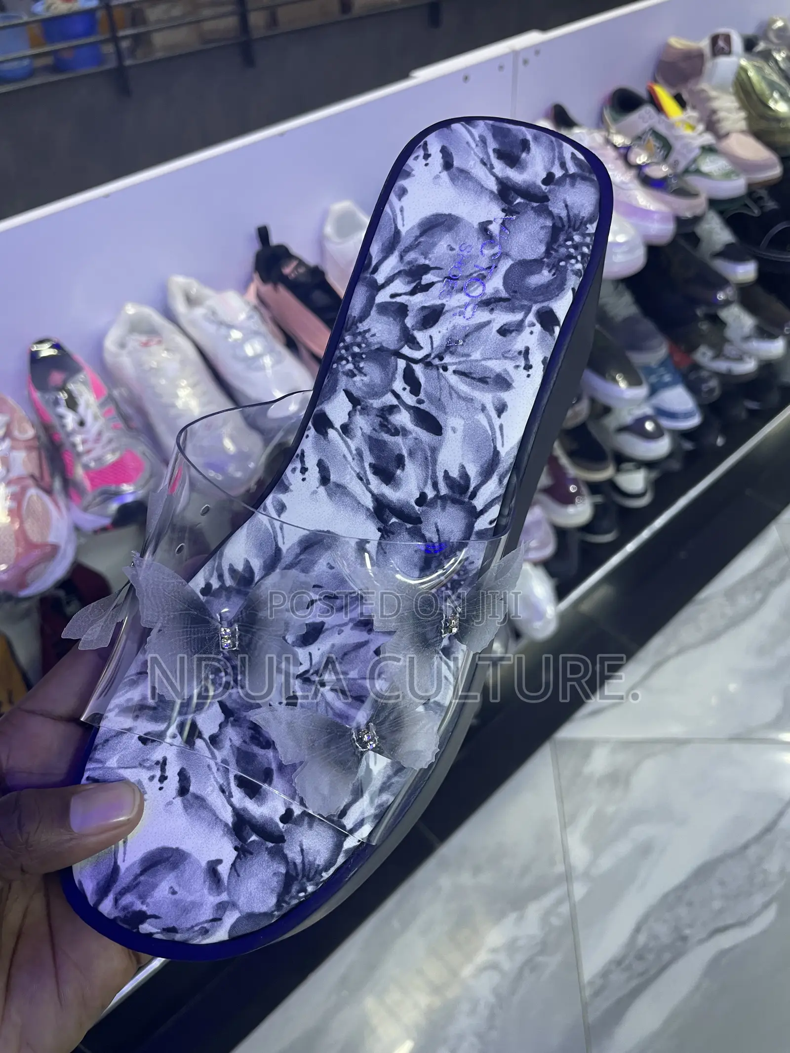 Ladies Floral Wedges
