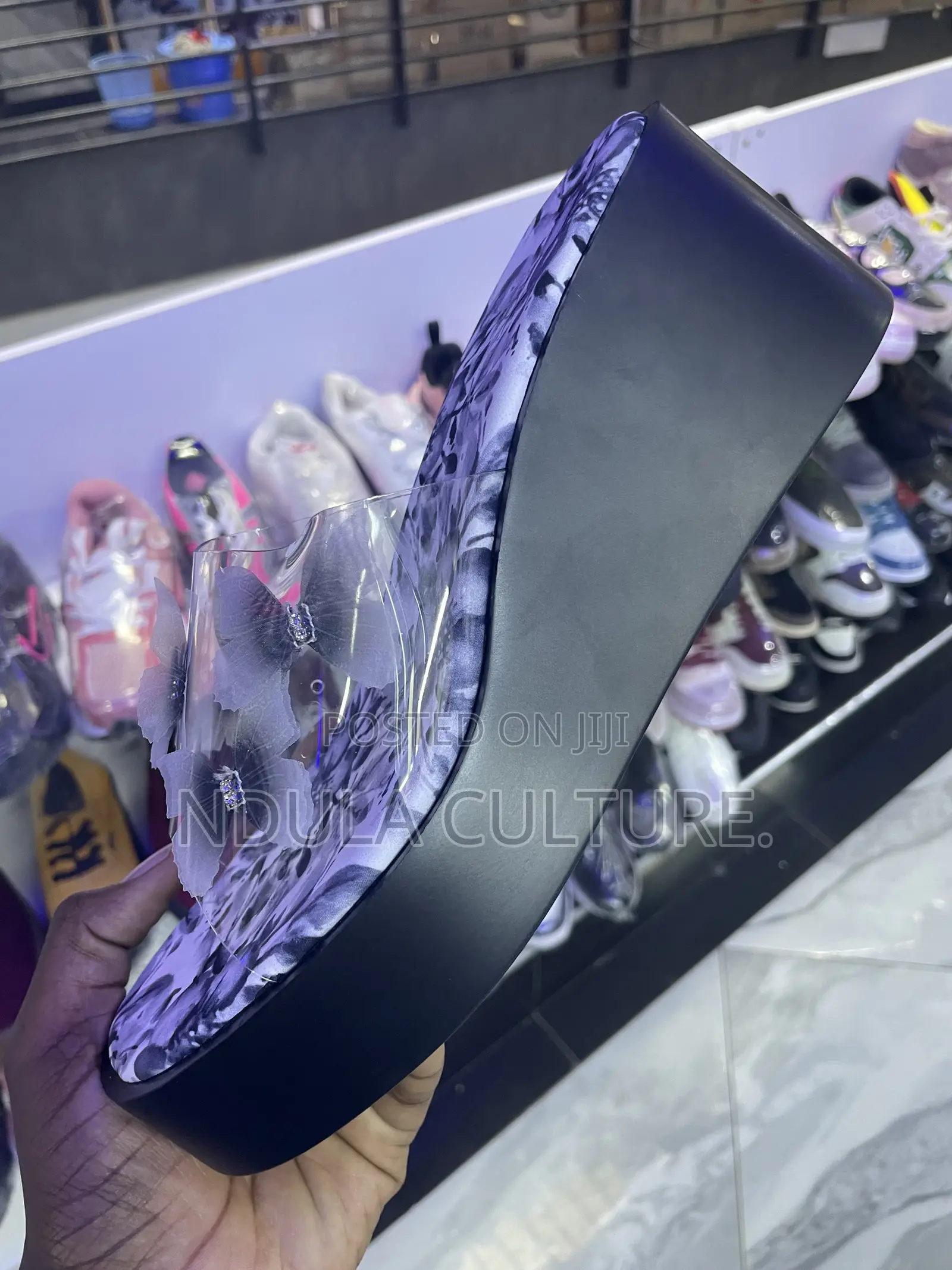 Ladies Floral Wedges