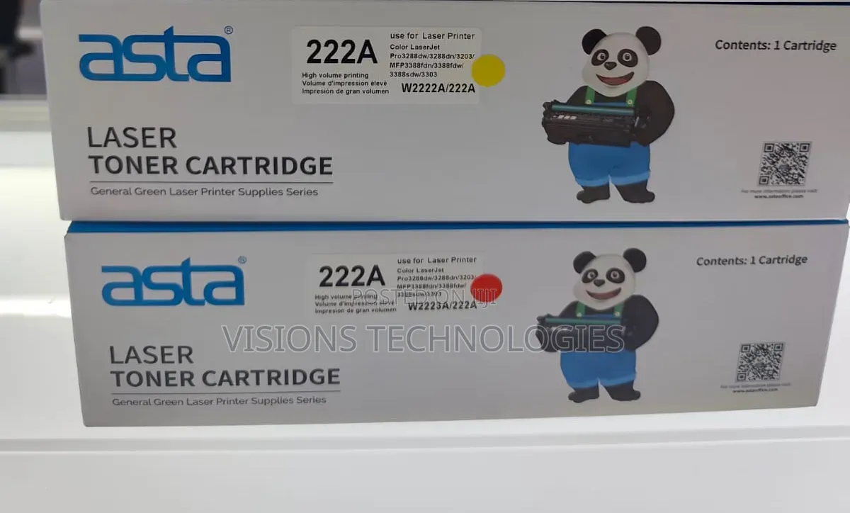 Hp222a Asta Yellow and Magenta Toner