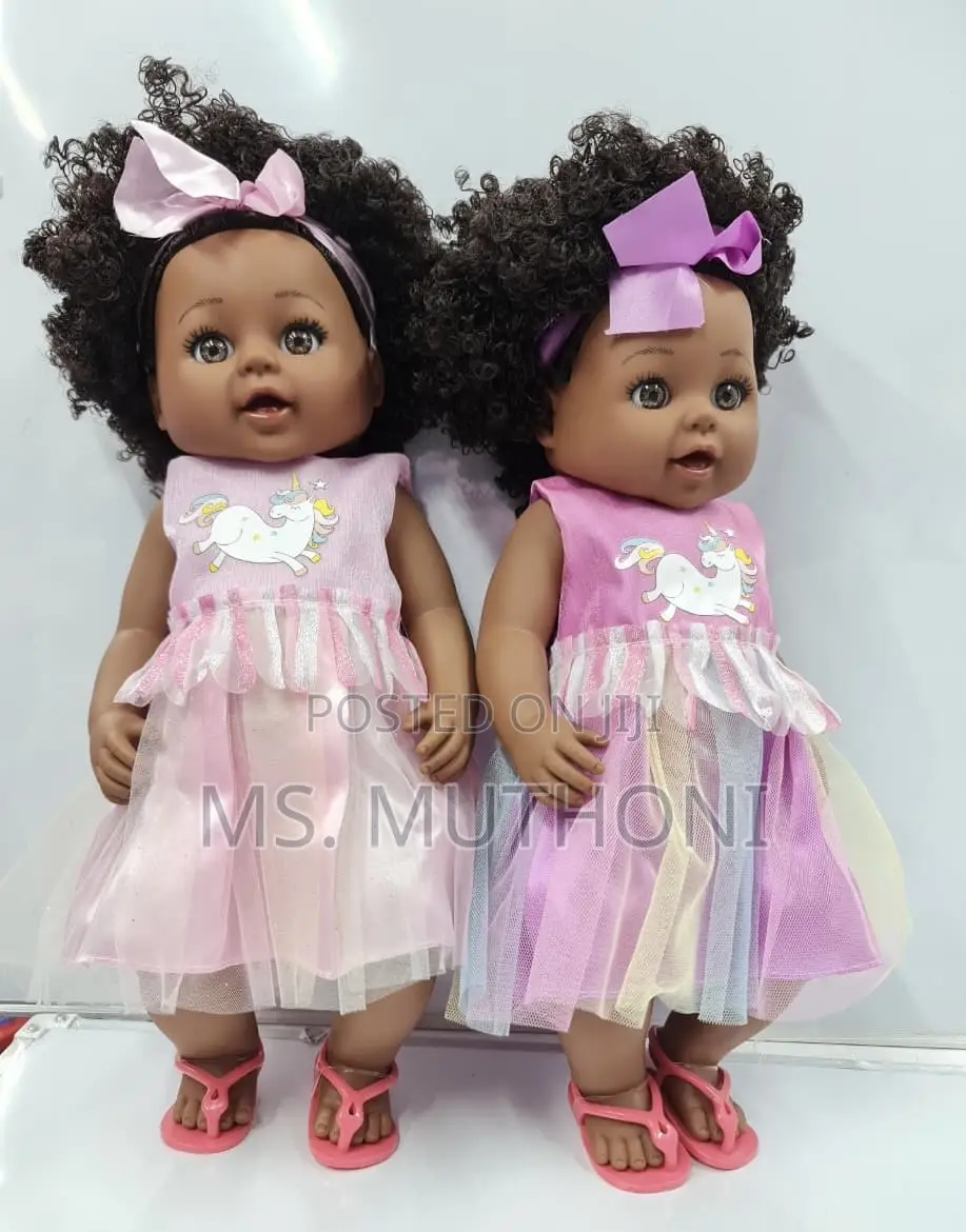 1 Pc Big Size Brown / African Dolls.