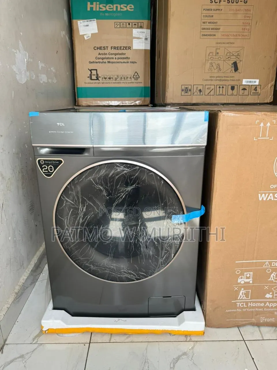 TCL 10kg Wash and 7kg Dry Full Automatic Front Load Washing Machine