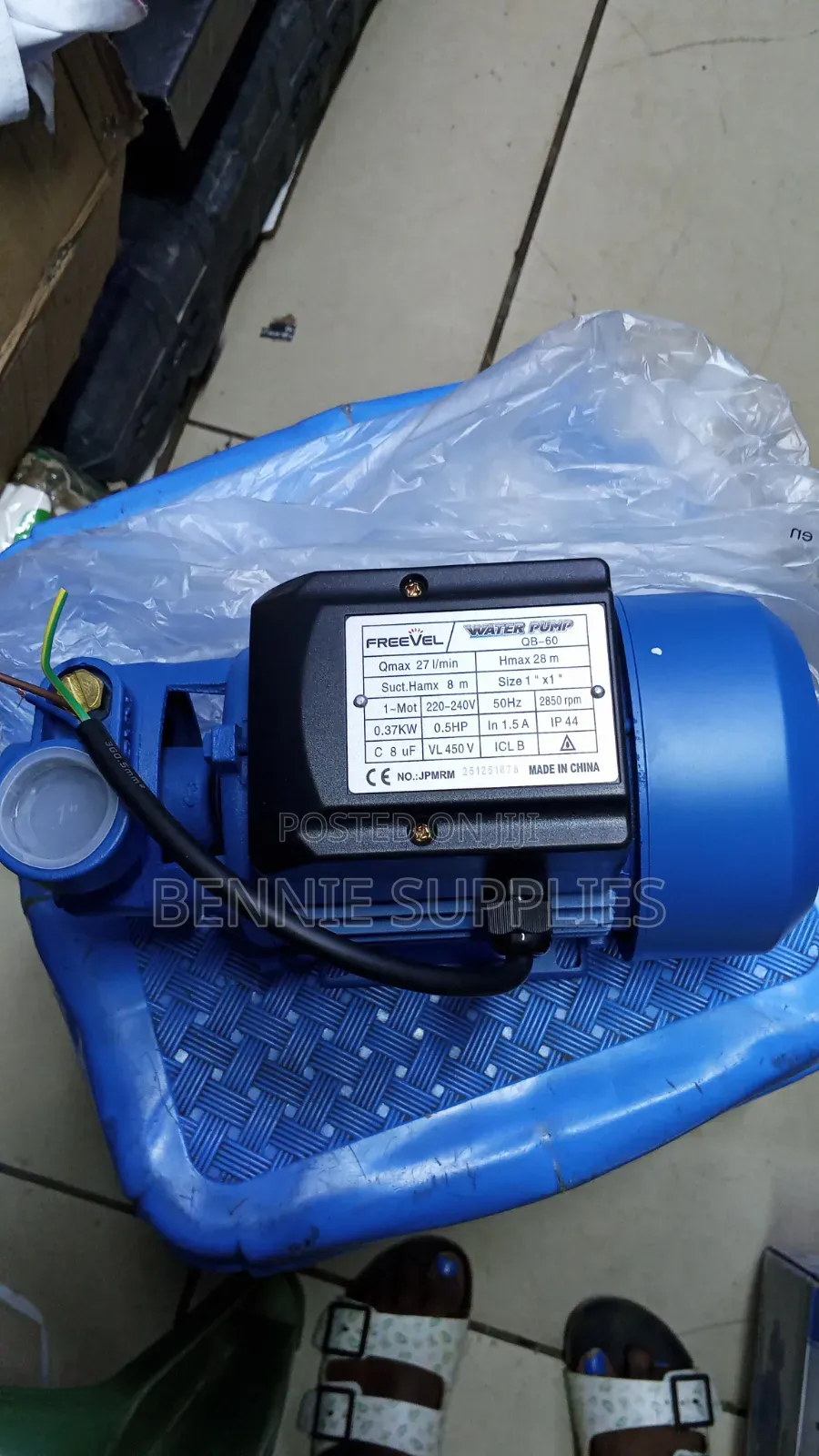 Free Vel 0.5hp Booster Pump