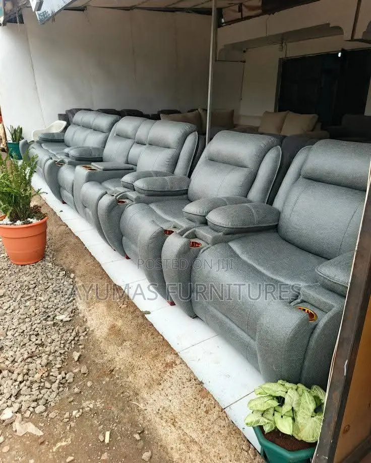 Grey Semi Recliner Seat