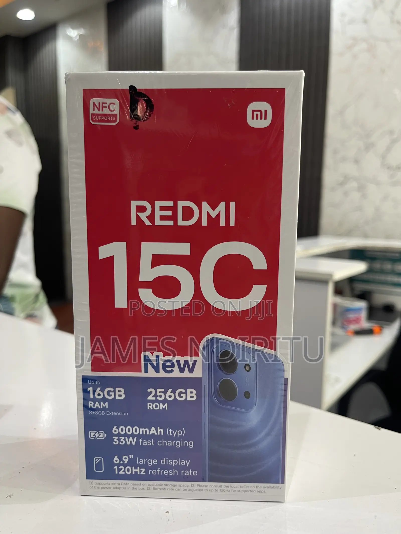 New Xiaomi Redmi 15C 4G 256 GB Black