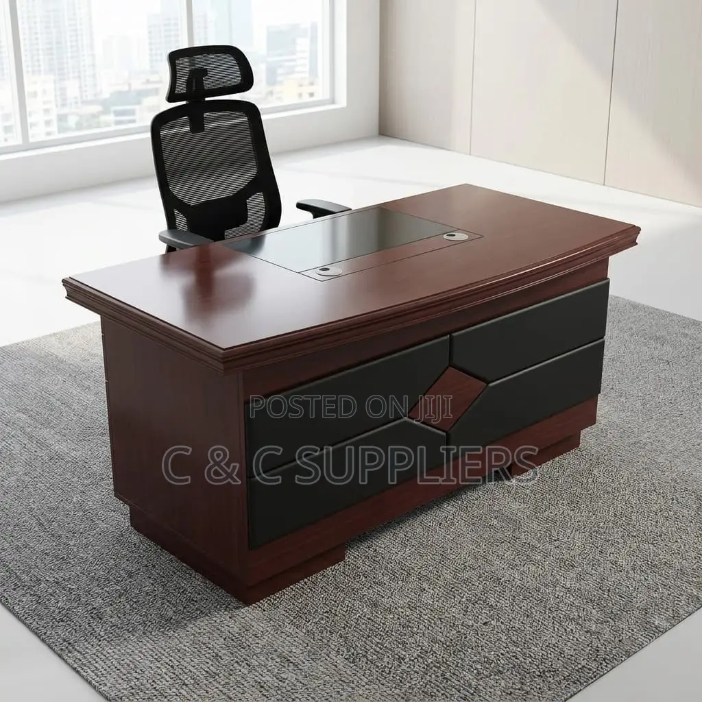 1.2 Meters Mahogany Executive Desk