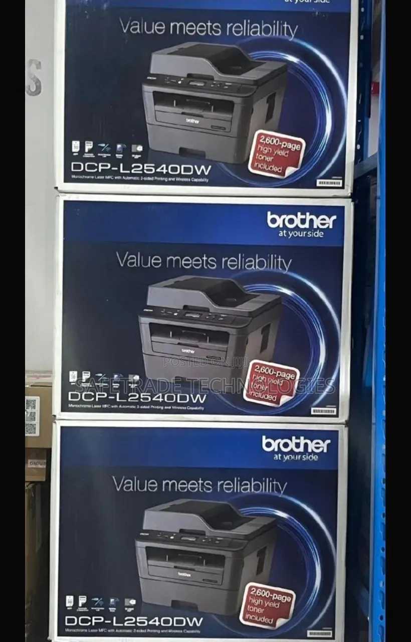 Genuine Brother DCP-L2540dw Printer With Duplex Printing (Dcp-L2540)
