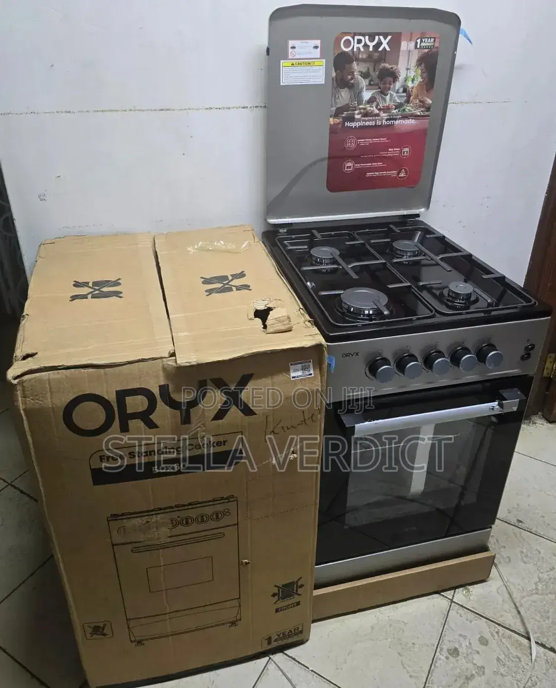 Full Gas Mika Oryx Standing Cooker