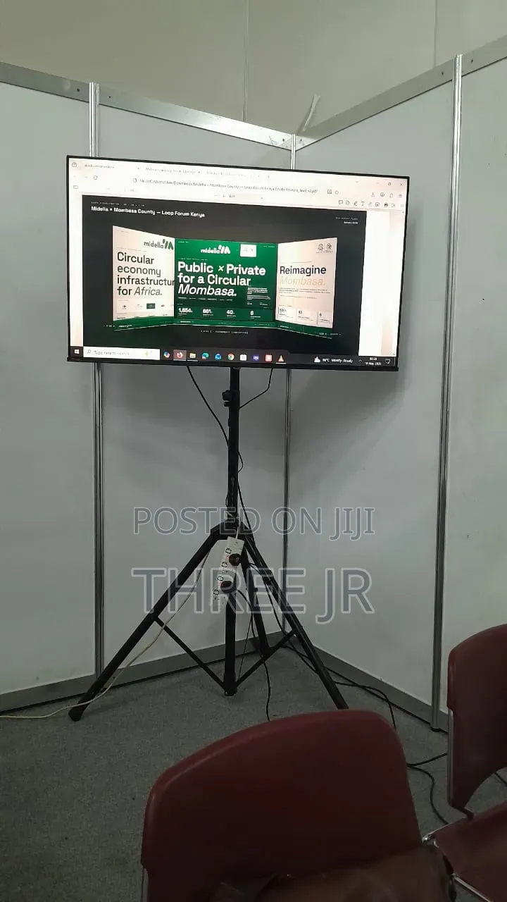 Tv Screen in an Exhibition Set Up 65inch