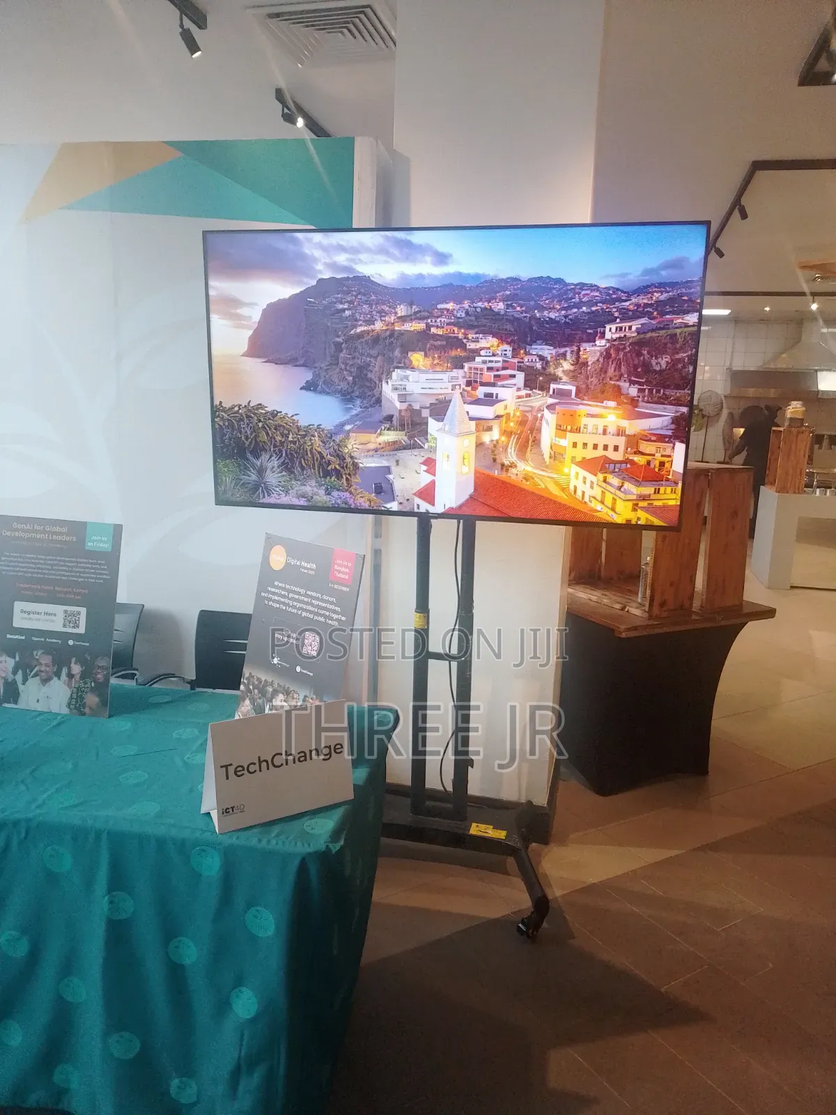 65inch Tv Screen for Hire in Exhibitions Set Up