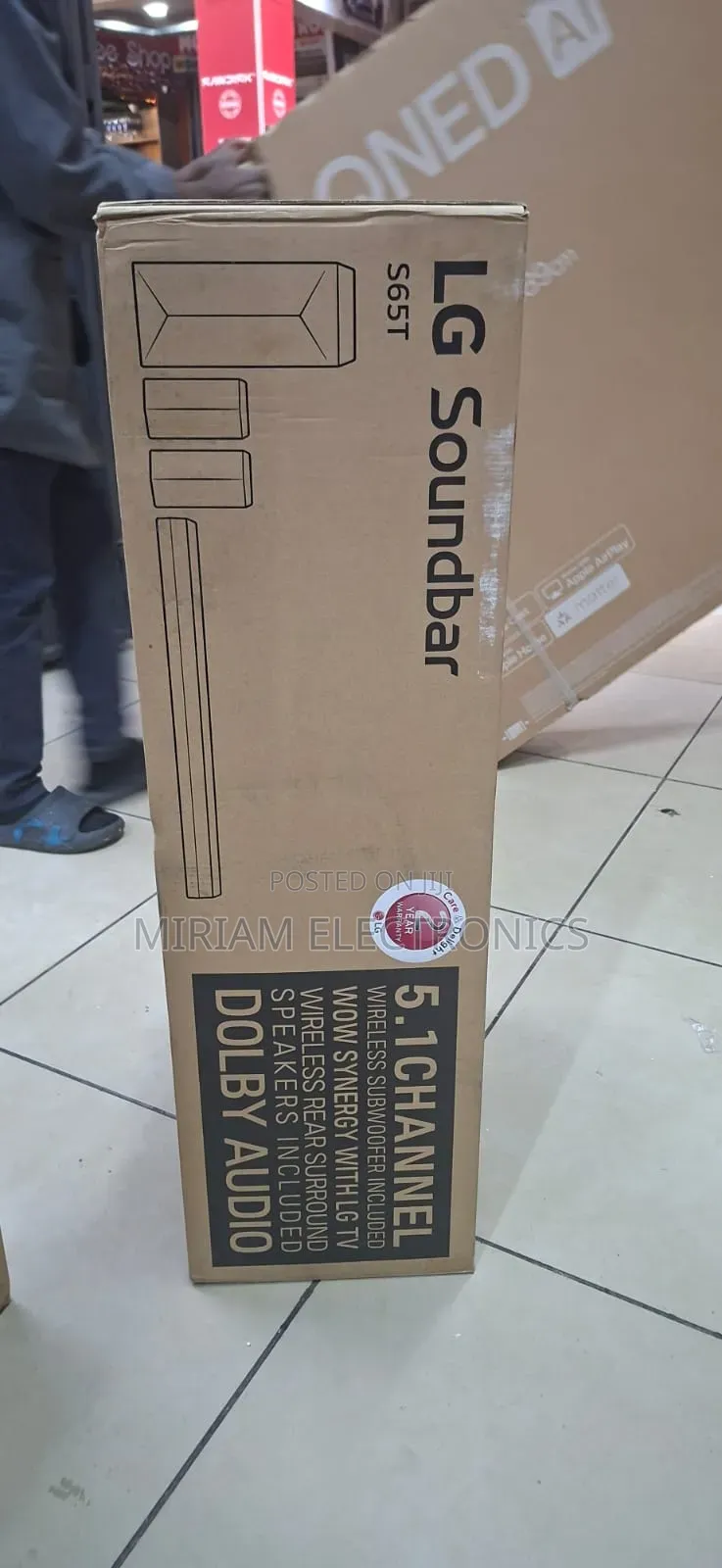 Soundbar S65tr, 5.1 Ch, 600w Powerful Surround Sound