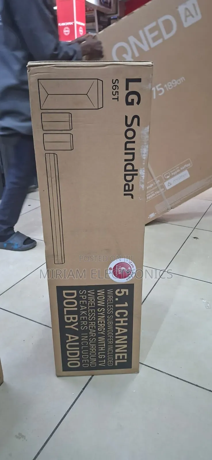 Soundbar S65tr, 5.1 Ch, 600w Powerful Surround Sound