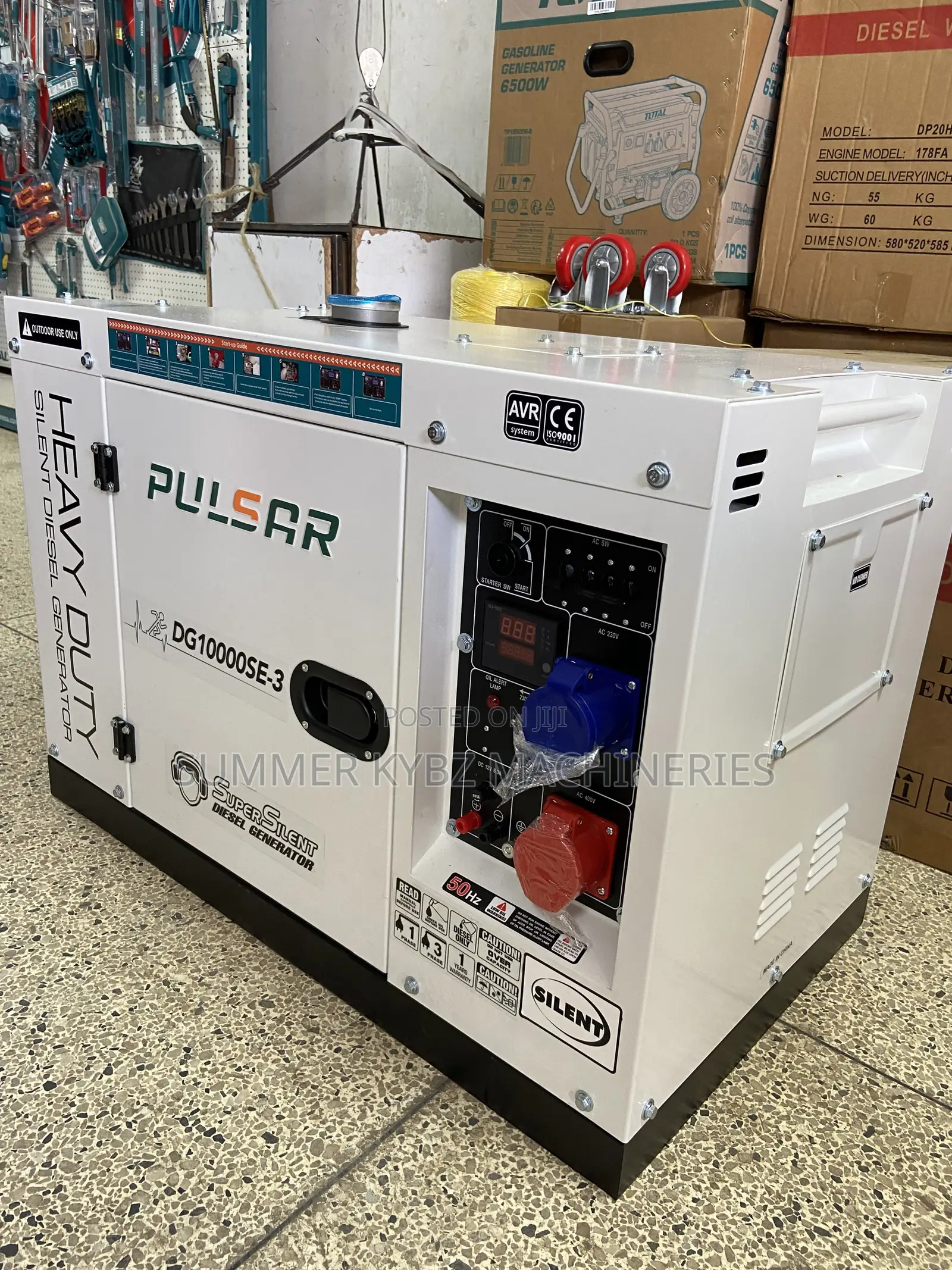 Pulsar 10Kva Silent Diesel Generator Dg10000se-3