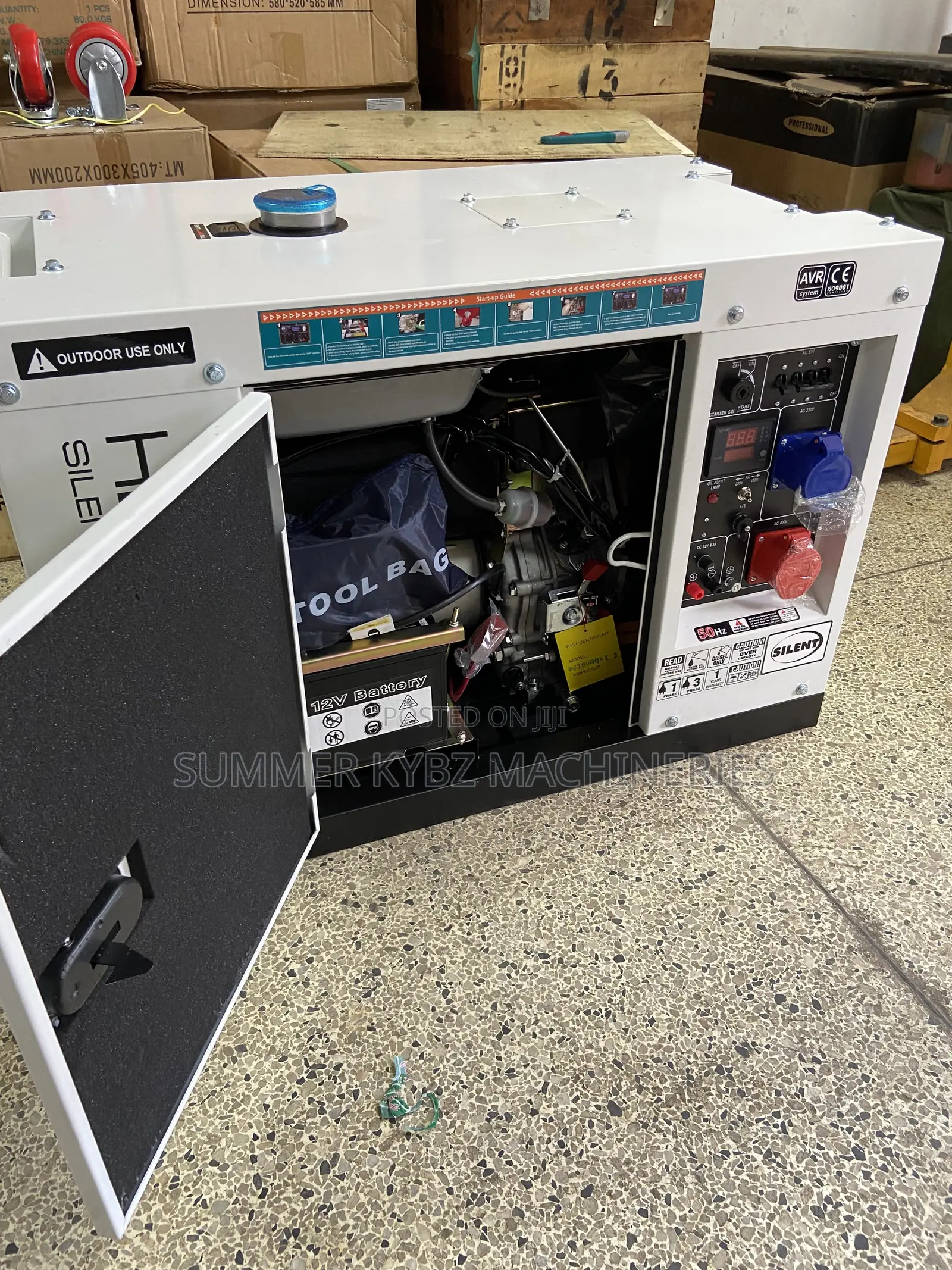 Pulsar 10Kva Silent Diesel Generator Dg10000se-3