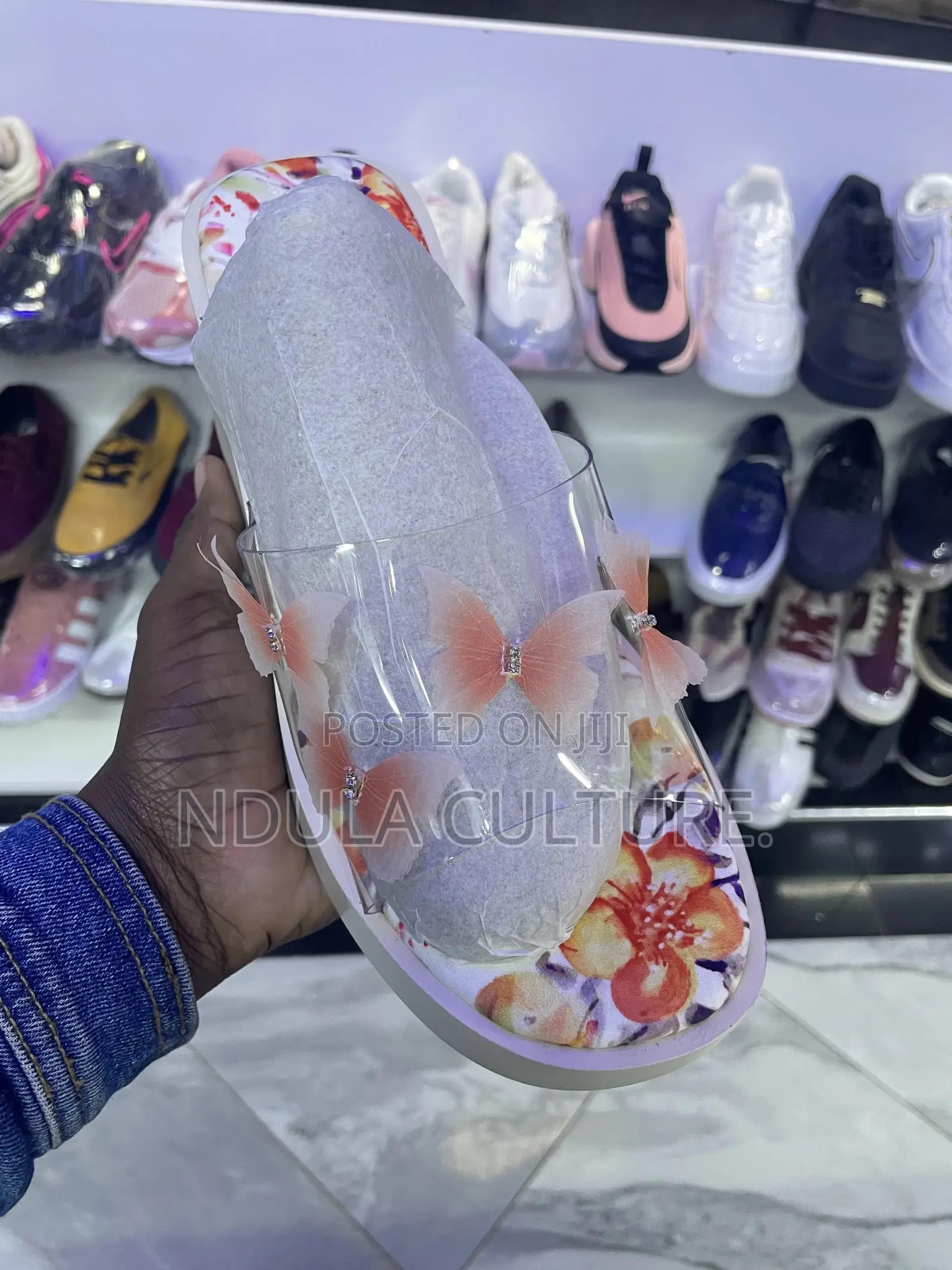 Ladies Floral Wedges