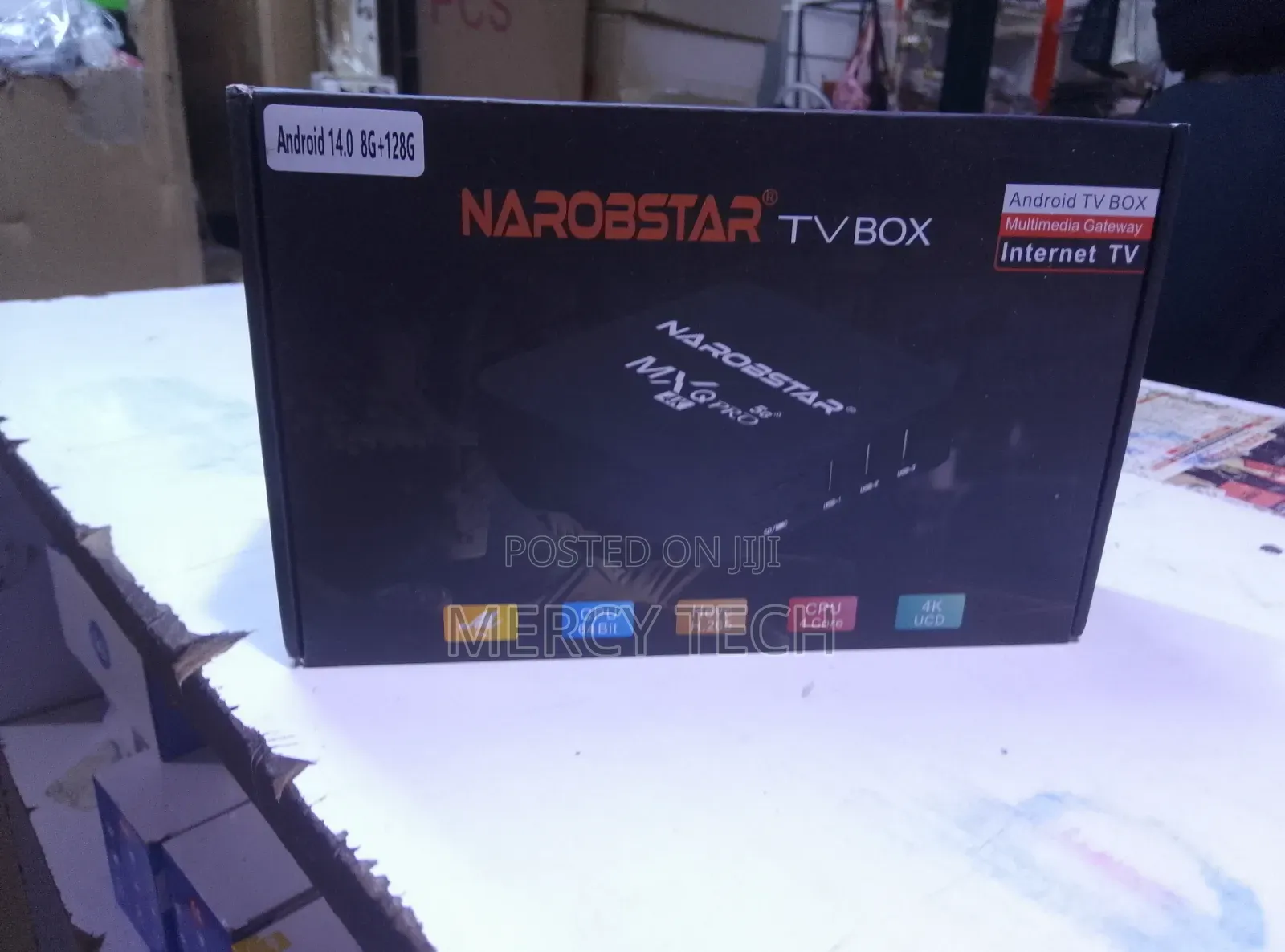 Narobstar MXQ Pro 5g Android 14 Tv Box