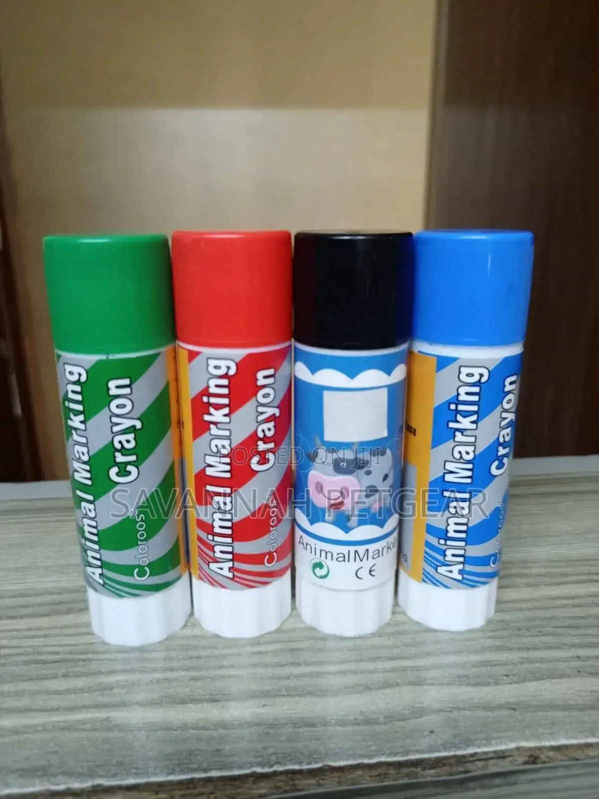 Animal Marking Crayons Used In Agriculture And Veterinary Care.