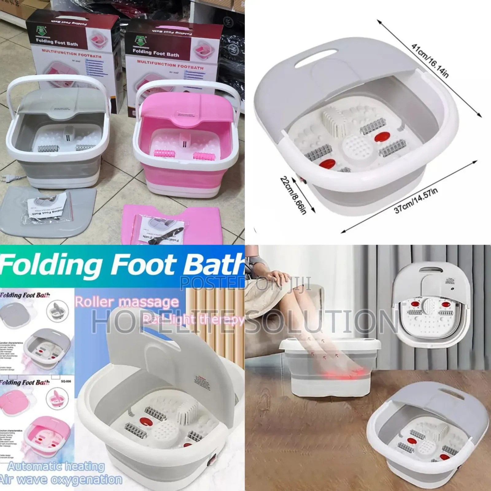 Silicon Folding Electric Foot Bath Foot Massage Machine